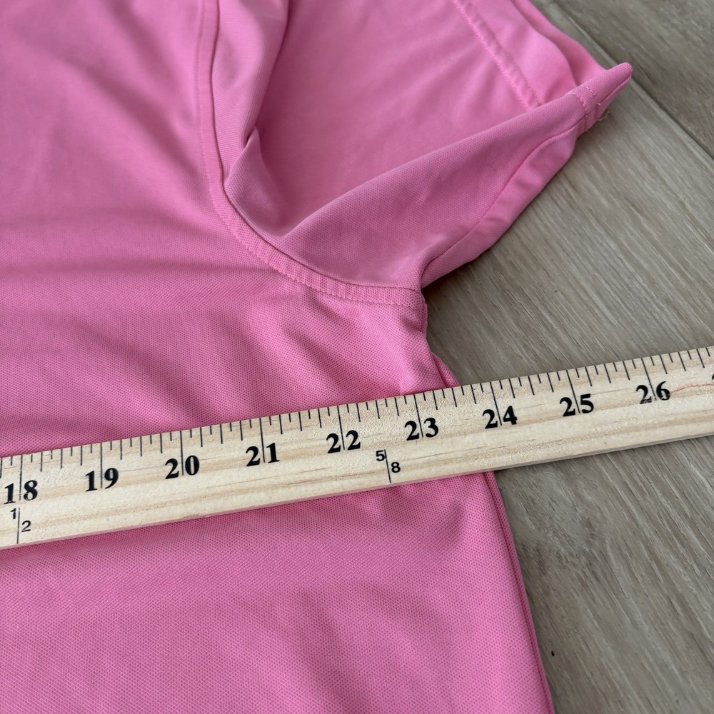 Peter Millar Summer Comfort Pink Polo Shirt‎ Large L Short Sleeve Collared Knit - Picture 3 of 6